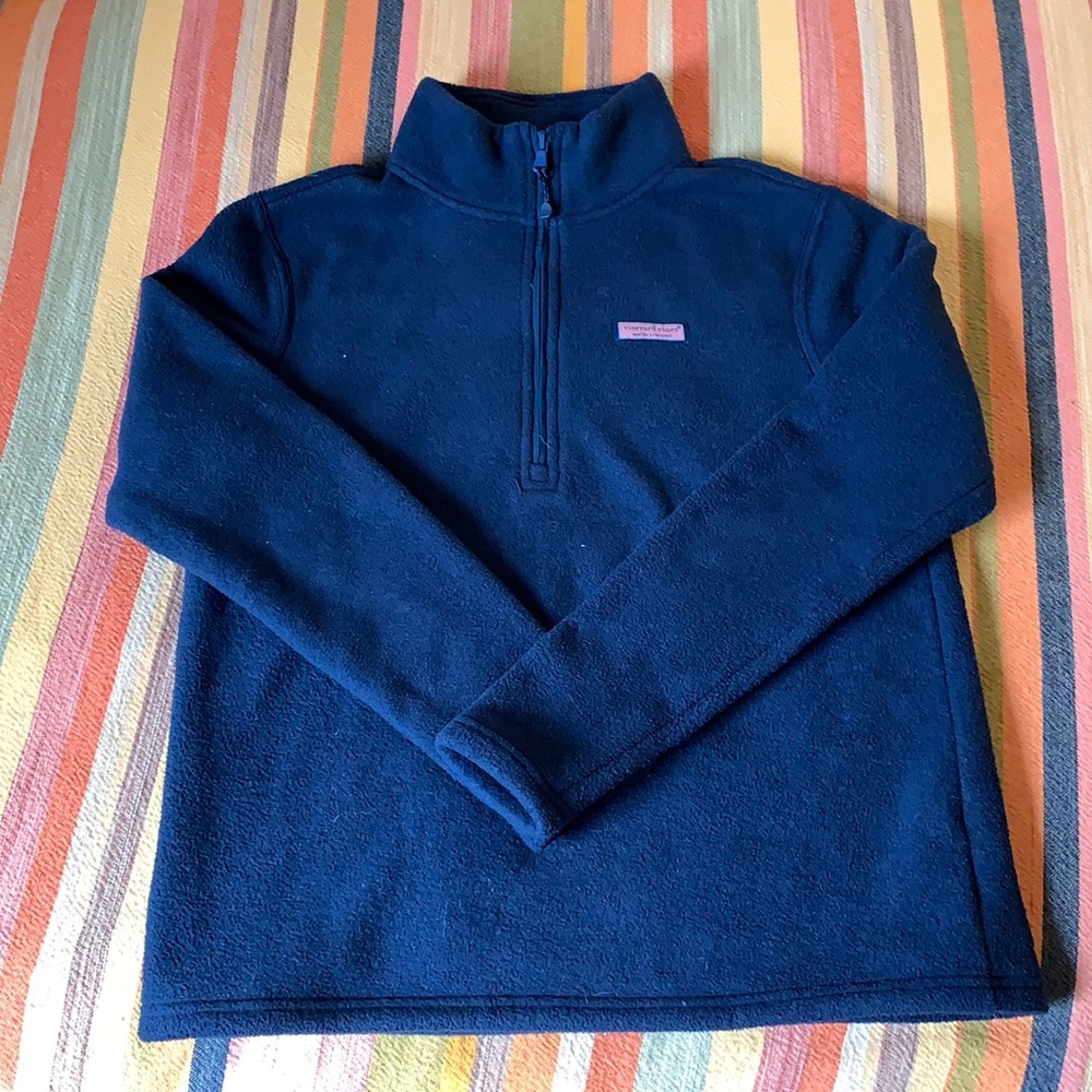 Vineyard Vines Women’s 1/4 zip Navy Fleece